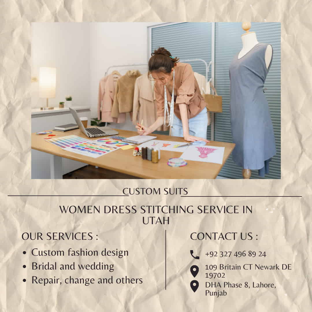 Custom Women Dress Stitching Service in Utah