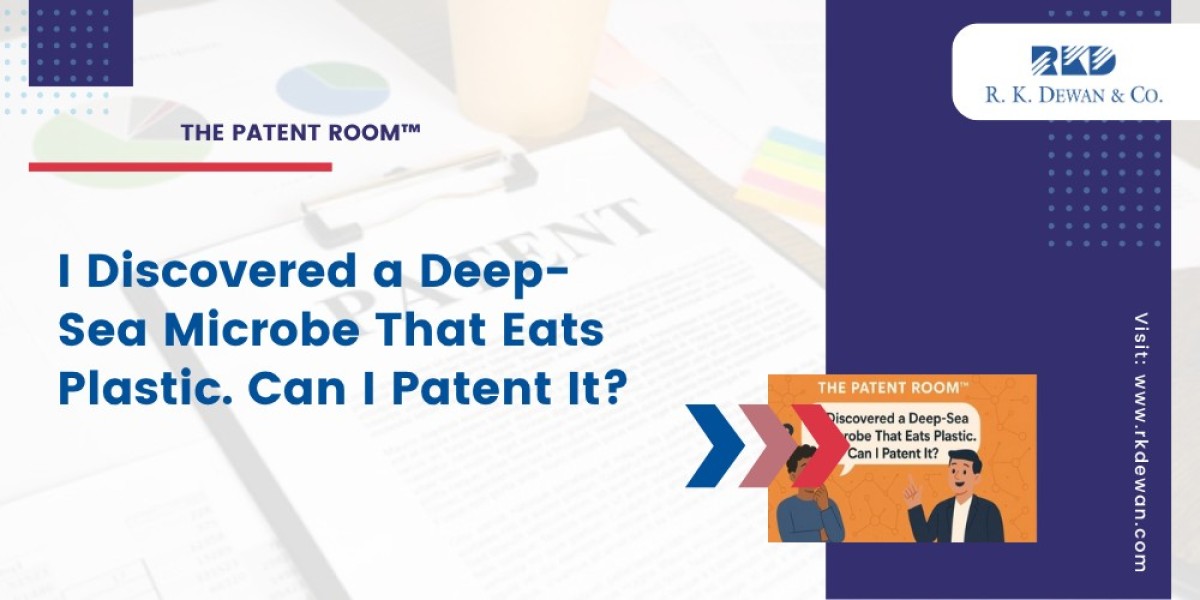 THE PATENT ROOM™: I Discovered a Deep-Sea Microbe That Eats Plastic. Can I Patent It?