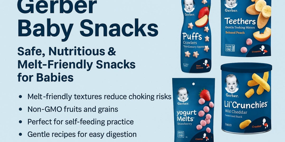 Gerber Baby Snacks – Safe, Nutritious & Baby-Friendly Snacking