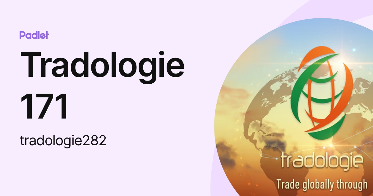 Tradologie171 (tradologie282) profile | Padlet