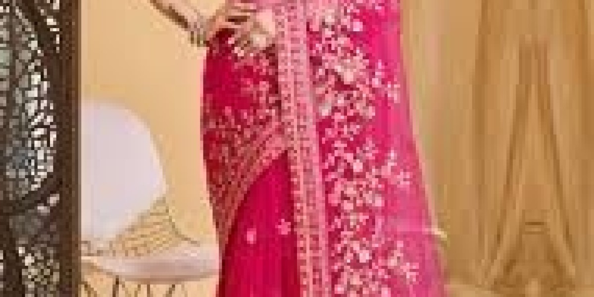 Sparkle and Shine with Sequence Work Saree by Gulbhahar