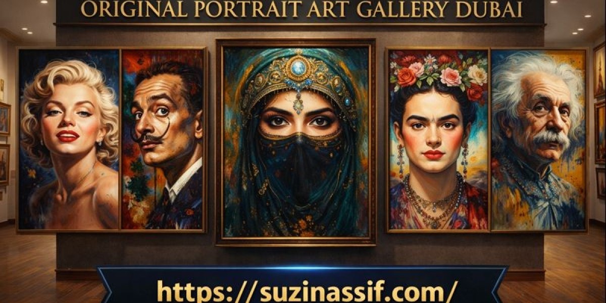 Original Portrait Art by Contemporary Artist in Dubai