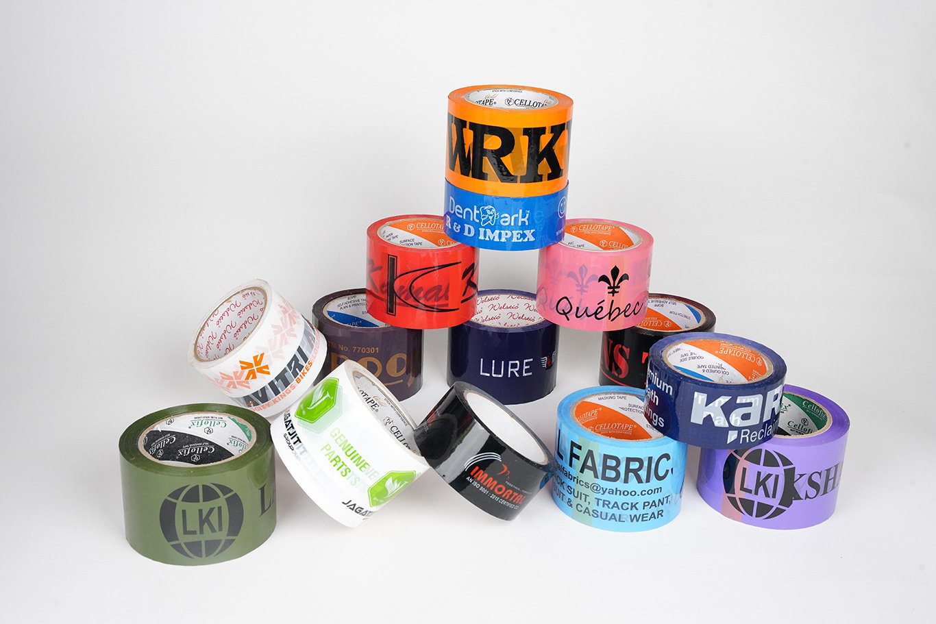 Custom Printed Tape Manufacturers | Bopp Self Adhesive Tape