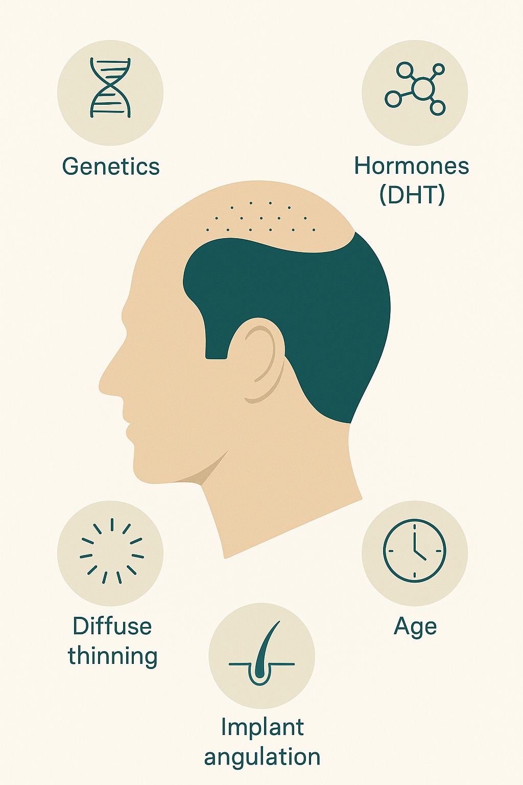 Crown Hair Transplant in Turkey - UniquEra Clinic